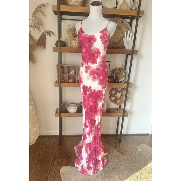 Reformation Dresses & Skirts - Reformation Size XS Pink Floral Maxi Parma Dress